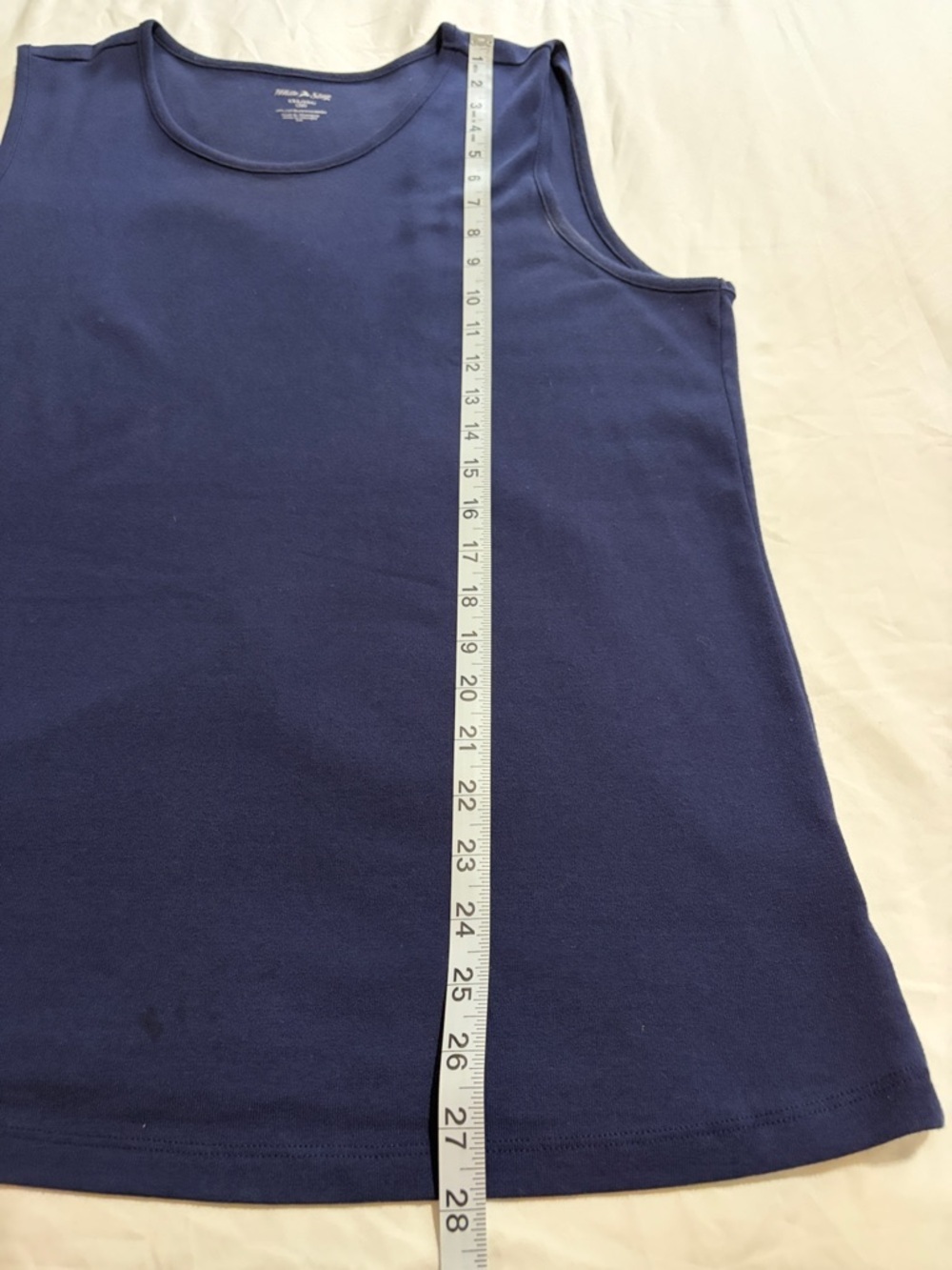 White Stag Deep Navy Scoop Neck Sleeveless Tank - Picture 6 of 6